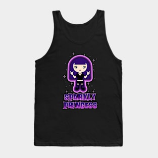 Sparkly Princess - goth metal girl Tank Top